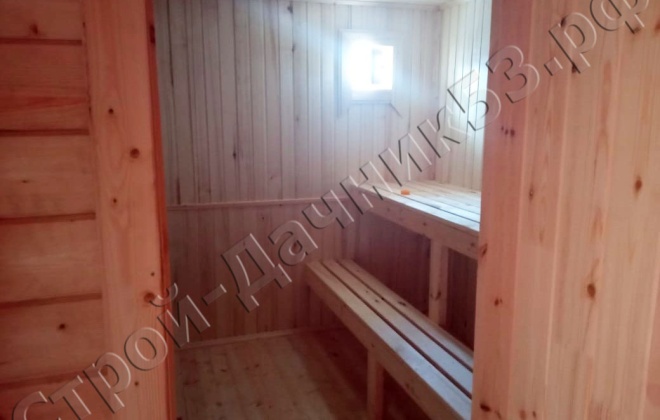 4 Брусовая баня Б-43 6×6, 64 м², Тульская область, Деревня Тесницкое (12)